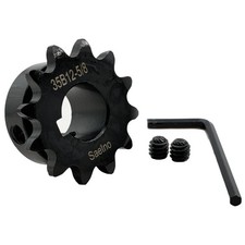 Saelno 35 Roller Chain Sprocket Type B 5/8 inch Bore 12 Tooth, Hardened Anti...