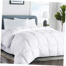  King Size Comforter Down Alternative Duvet Insert - All King（90x102） White