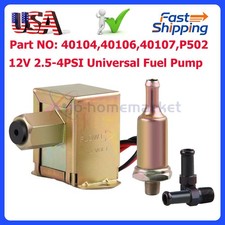 12V Volt 2.5-4PSI Universal Fuel Pump Electric Inline Low Pressure Gas Diesel US
