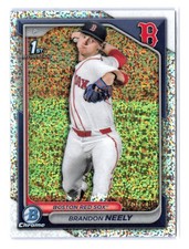 Brandon Neely (RC) 25/200 1st Chrome Sparkle Refractor 2024 Bowman