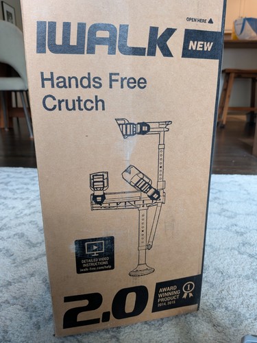 iWALK 2.0 Hands Free Walking Knee Crutch Adjustable Walker