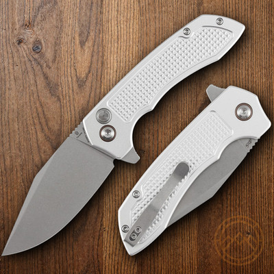 Tenable Knives Entity Folding Knife 3.5'' 14C28N Steel Blade Aluminum Handle