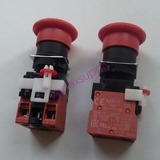 1pcs For OMRON A22EL-M-24A-02 Emergency Stop Switch.