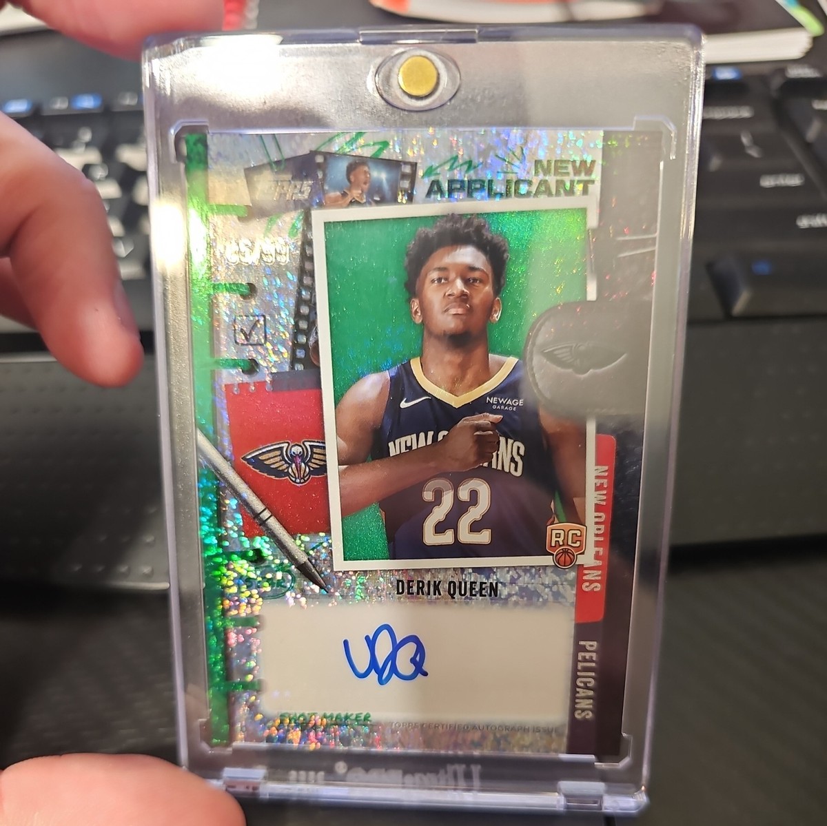 🔥2026 Topps Derik Queen Pelicans New Applicants Rookie Auto /99