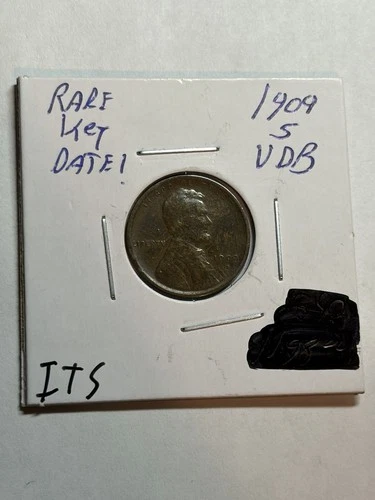 1909-S VDB Lincoln Cent Wheat Penny Looks XF Nice Key Kate