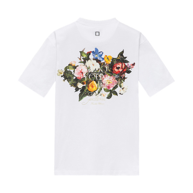 Wooyoungmi Flower Back Logo T-Shirt White 25FW