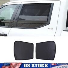 2pcs Rear Side Window Sun Shade Privacy Blind Custom Fits Toyota Tundra 2022-26