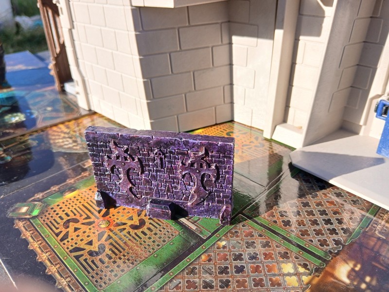 Rarer pro painted Warzone Cathedral 4111 internal walls longer wall Hero Quest