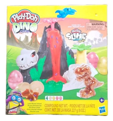 Play-Doh Dino Crew Die Dino-Insel Knet-Set Spielzeug Vulkan Lava F1322 Hasbro