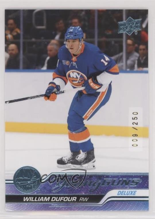 2023-24 Upper Deck Series 1 Young Guns Deluxe 9/250 William Dufour #206 au7