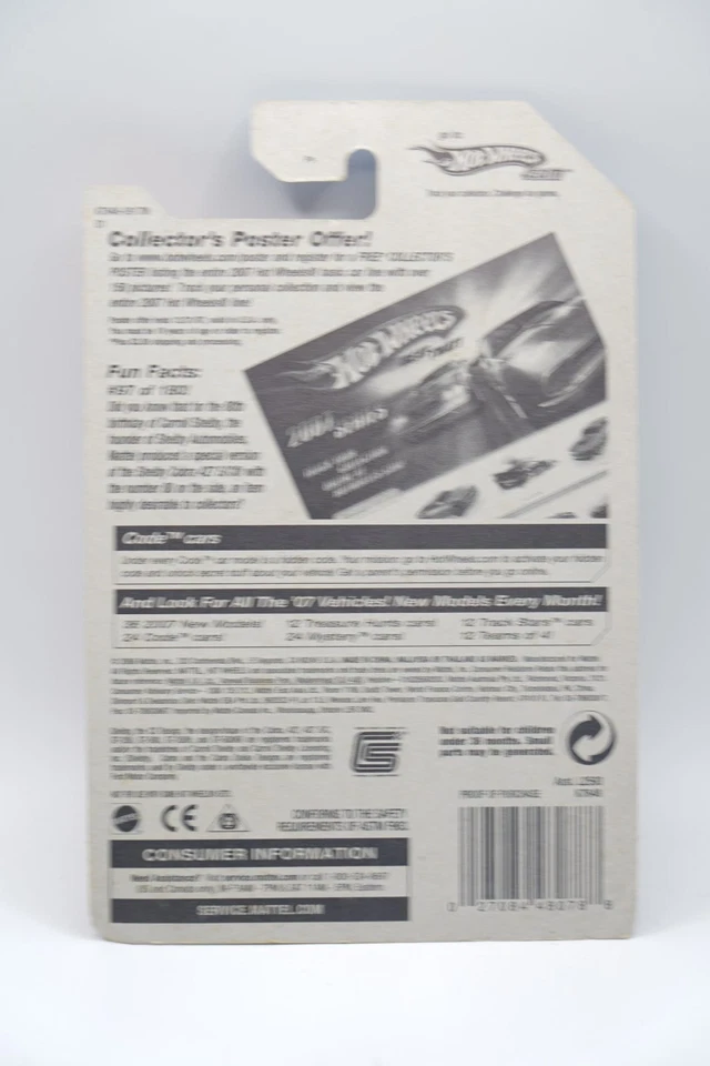 Vehículo diecast Hot Wheels Shelby Cobra 427 S/C código 1:64 azul Foto 2 de 2