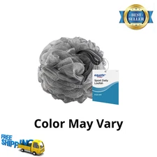 Equate Sport Loofah Bath Sponge Body Scrubber, Bath & Shower Accessory, 1 Count