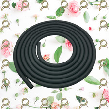 1/4 Inch ID Fuel Line Hose 10Ft 20 Hose Clamps for Small Gas Engines-Free Ship