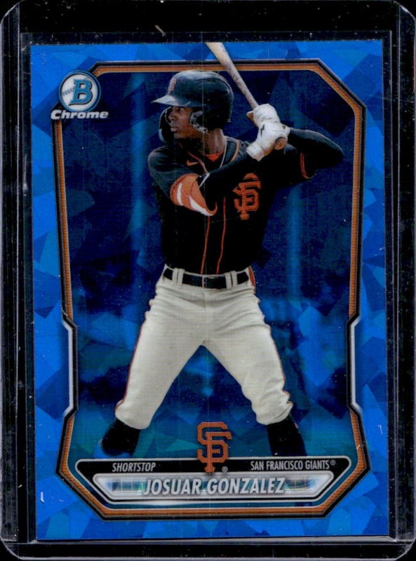 2026 Bowman Sapphire Josuar Gonzalez Chrome Prospects #BCP-56 Giants