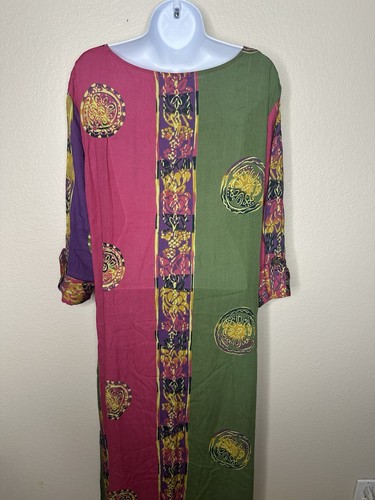 Soft Surroundings Women’s Size 1X Dress Boho Maxi Festival Boho Colorful Print - Picture 10 of 11