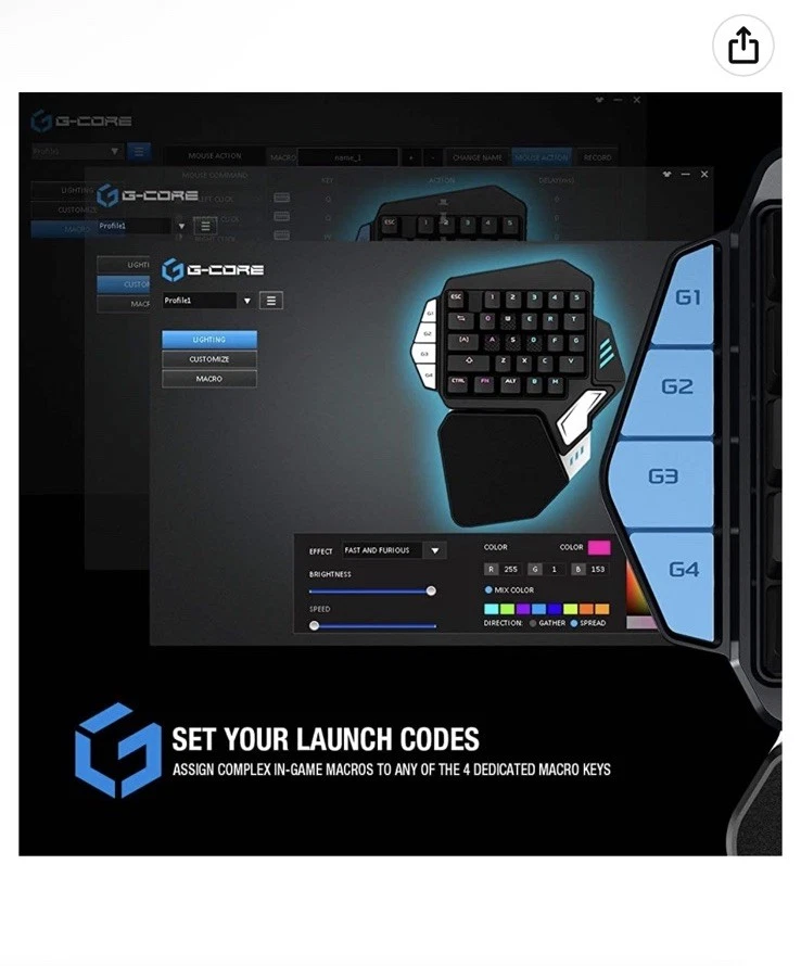 GameSir Z1 Programmable Gaming Keypad for PC/Console Brand New  - Image 4 of 4