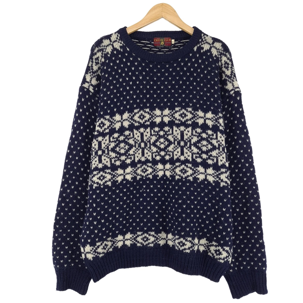 Maglioni e cardigan da uomo blu Fantasia Fair Isle | Acquisti Online su