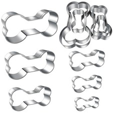Dog treats Cutters Set 6 Pieces Dog Cookie Cutter sets Different Sizes Mini S...