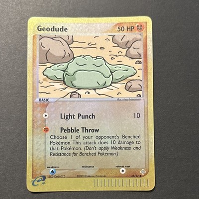 The Pokémon Company Pokémon TCG Dragon Geodude 55/97 Reverse Holo 50 HP 2003