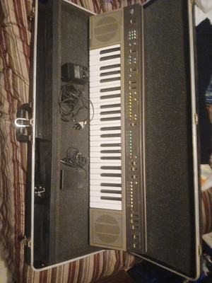 Yamaha PS-55 Keyboard Synthesizer Japan PS55 49 Key Silver Musical