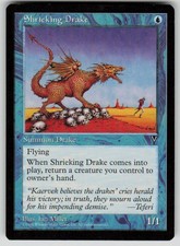 Shrieking Drake Common Visions MTG Near Mint