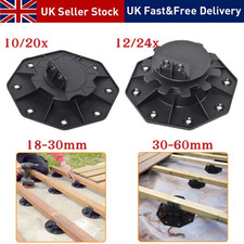 20 X Adjustable Decking Pedestal Riser Foot Bearing Support 18mm-30mm Adjustable