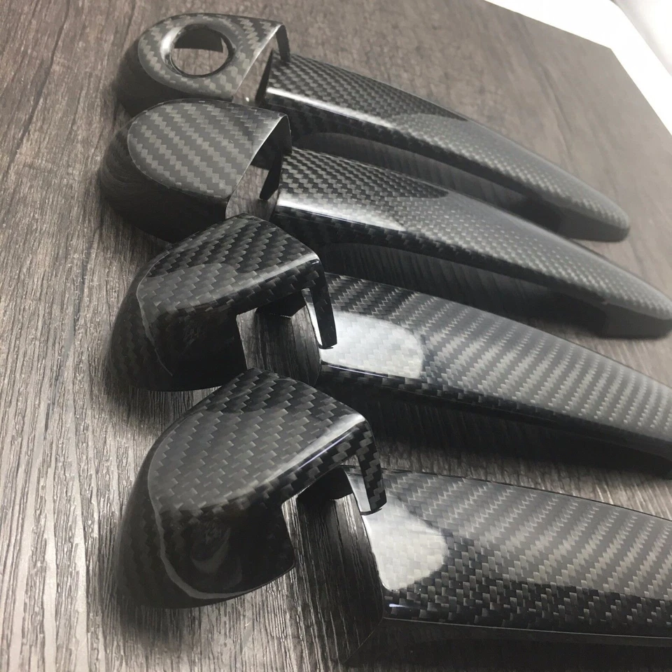 Carbon Fiber For BMW E87 E90 E91 E92 E93 F30 X1 X2 X3 X4 X5 X6 Door Handle Cover - Изображение 4 из 4
