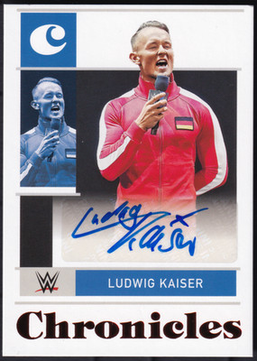 Ludwig Kaiser | Chronicles Signatures | Red | WWE 2022 Panini Chronicles