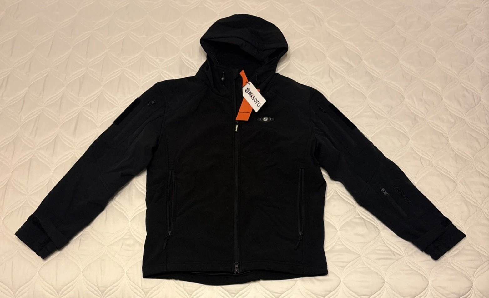 Wasoto - Black Heated & Hooded Zip Up Jacket - Adult XLarge - Brand New - Heated - product detail image 4
