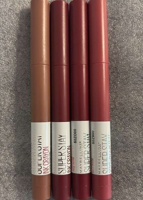 Set of 4 - Super Stay Ink Crayon Lipstick Matte 10-55-80-120