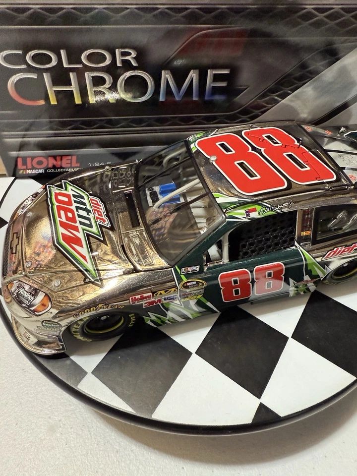 Dale Earnhardt Jr #88 Diet Mountain Dew Color Cromo 2012 1/24 Nascar Diecast Foto 4 de 4