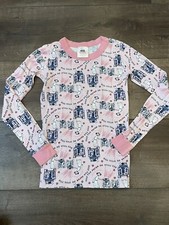 Hanna Andersson Star Wars Pink Pajama Long Sleeve Top Girls Size 10