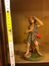 GRANDE STATUINA PRESEPE VINTAGE IN PLASTICA RIGIDA MADE IN ITALY  CM 20