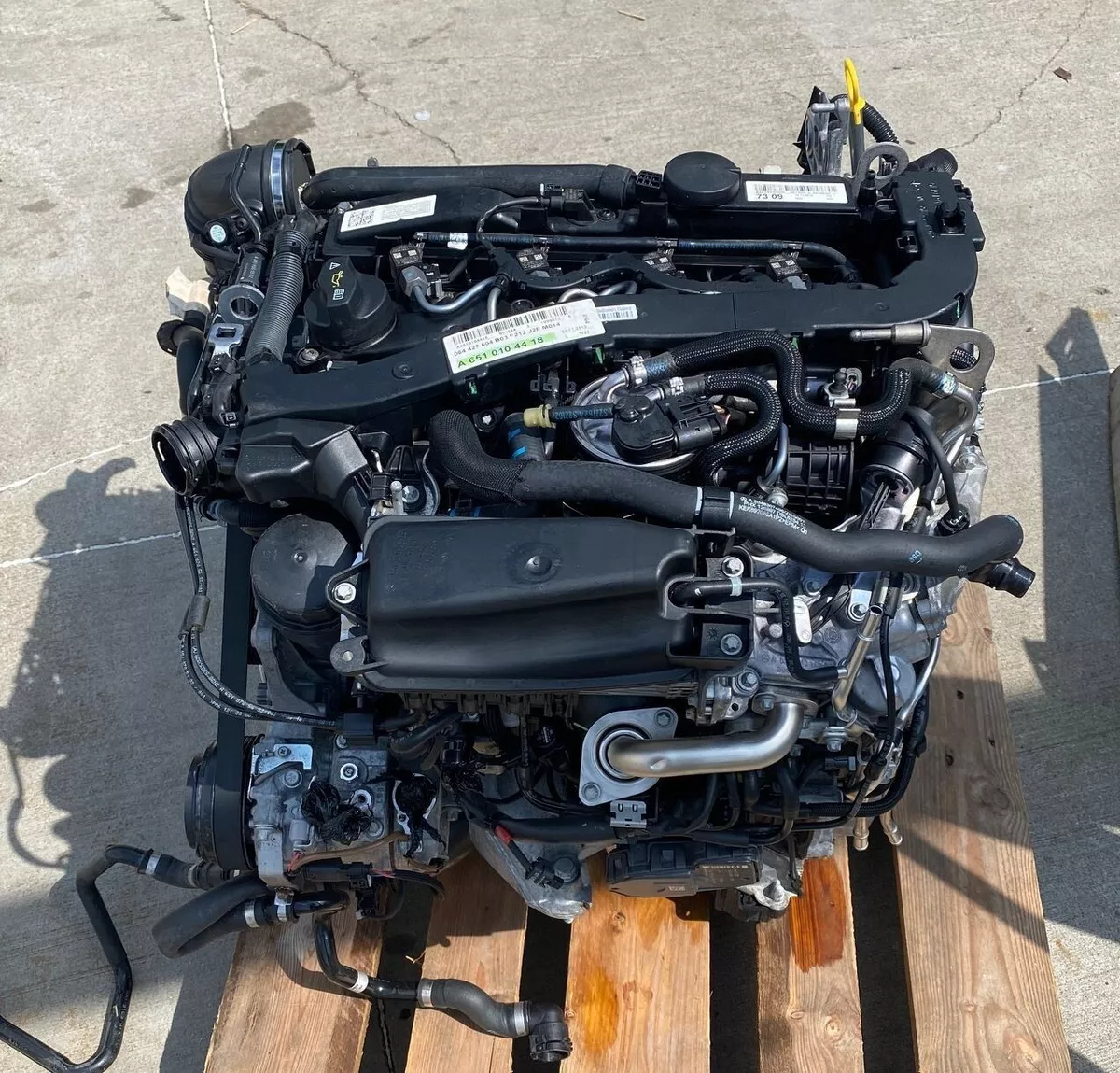 MOTOR 651.924 651924 2.2 CDI 170PS MERCEDES W212 E220 38TKM ENGINE 