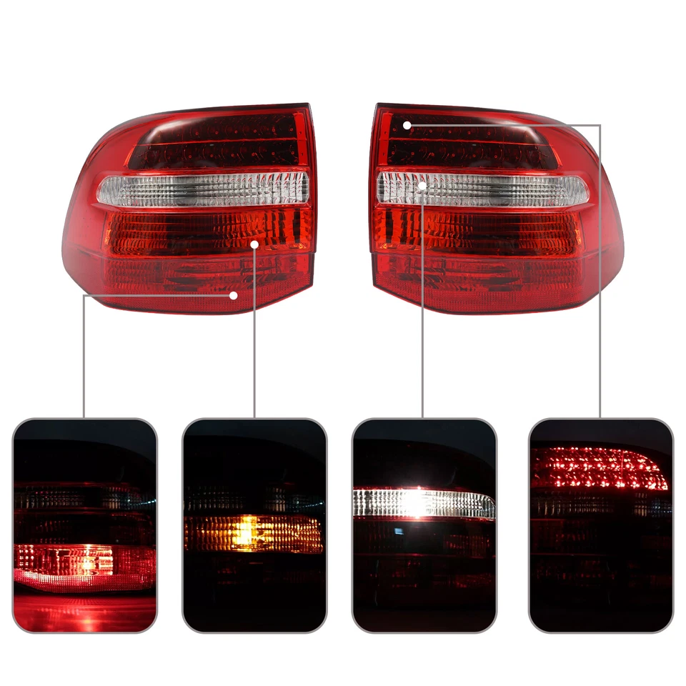 Luces traseras LED para Porsche Cayenne 2007-2010 luces de freno traseras lado izquierdo y derecho Foto 2 de 4