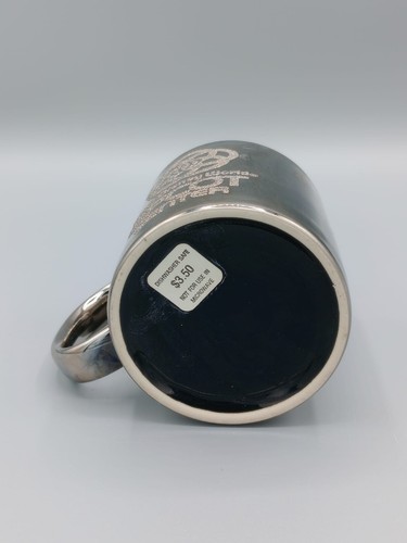 Walt Disney World - Vintage - Epcot Silver Metalic Mug - Shiny Mirror World Show - Picture 4 of 7