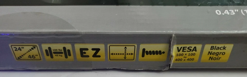 Promounts SF-M Universal Super Flat Wall Mount for 24"x46" & up to 100 Pounds. - Image 3 of 4