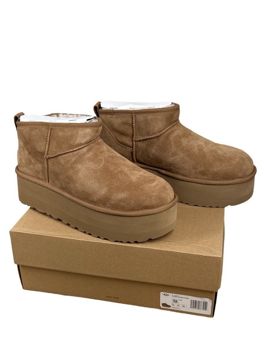 UGG Classic Ultra Mini Platform Chestnut Boot Bootie Women's Size