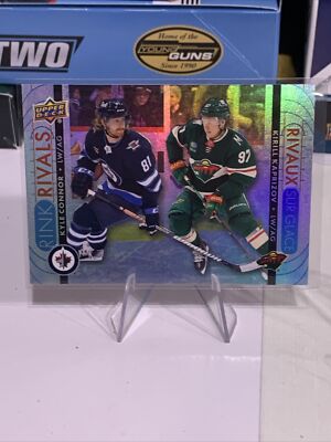 2023-24 UD Tim Hortons Duos Rink Rivals RR9 Kyle Connor / Kirill Kaprizov Insert