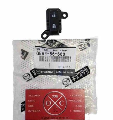 Genuine OEM Mazda Door Lock Switch Button GEA3-66-660 10-12 CX-7 10-15 CX-9 NEW