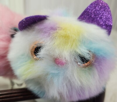 THREE POMSIES Cat Plush Wearable Interactive VIDEO Light Up Eyes