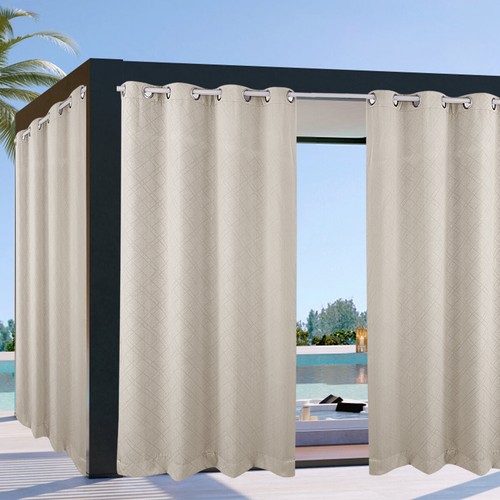 Outdoor Curtains Waterproof Windproof Privacy Outside Curtains for Patio Gazebo - Picture 48 of 89
