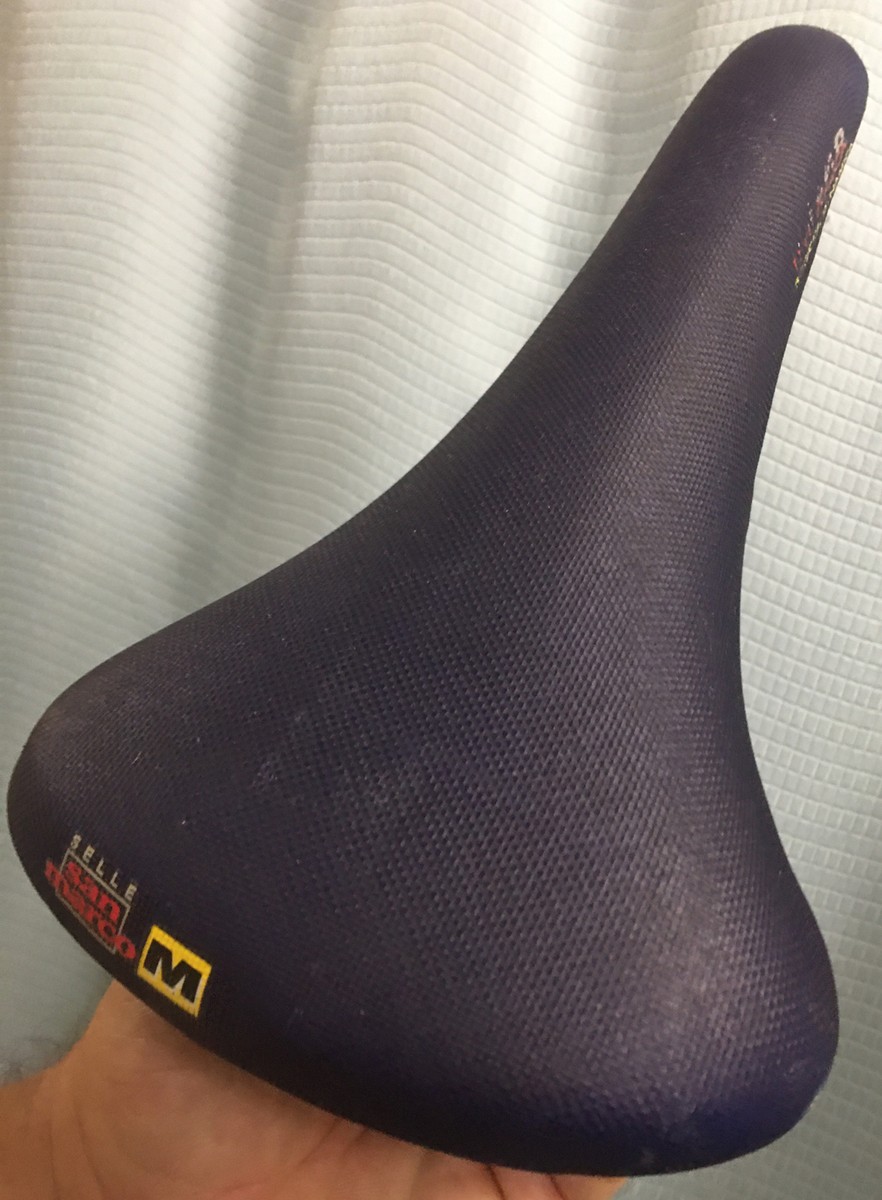 Selle Vélo San Marco Tecno Dynamica D'occasion – Noire, Made In Italy, Dimensions 275x145 Mm