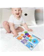 TOYANDONA 1 Set Busy Board Puzzle Preschool Baby Board Wooden