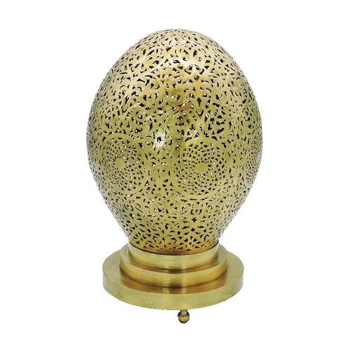 B&P Lamp 3 1/8 Inch Cast Metal Finial With Antique Brass Finish