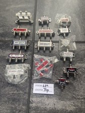  LOT OF 150 MIX 2-3-4-Way Coax Video Splitter Mix Brand HD Cable Tv NEW.