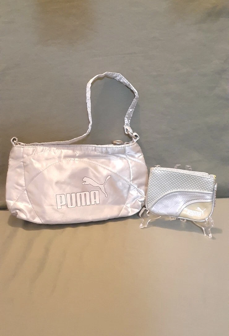 Puma silver handbag clearance