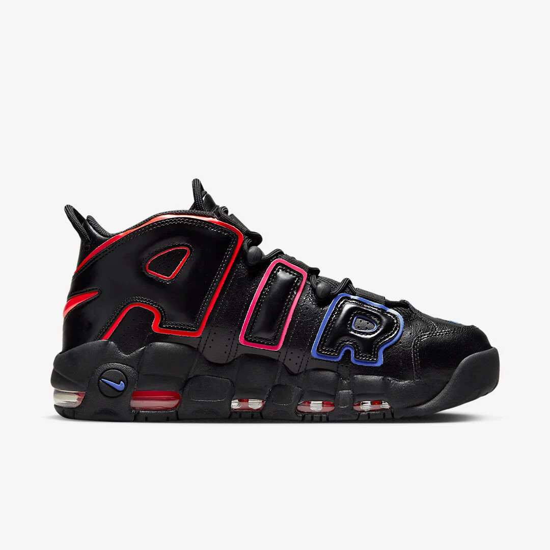 【Nike】Air More Uptempo 96★モアテン★Action Grape Nike Air More Uptempo 96 Electric Black Bright Crimson Red