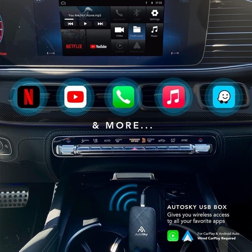 Wireless CarPlay and Android Auto AI Box Lite for Factory Wired CarPlay Cars ... - Picture 5 of 7