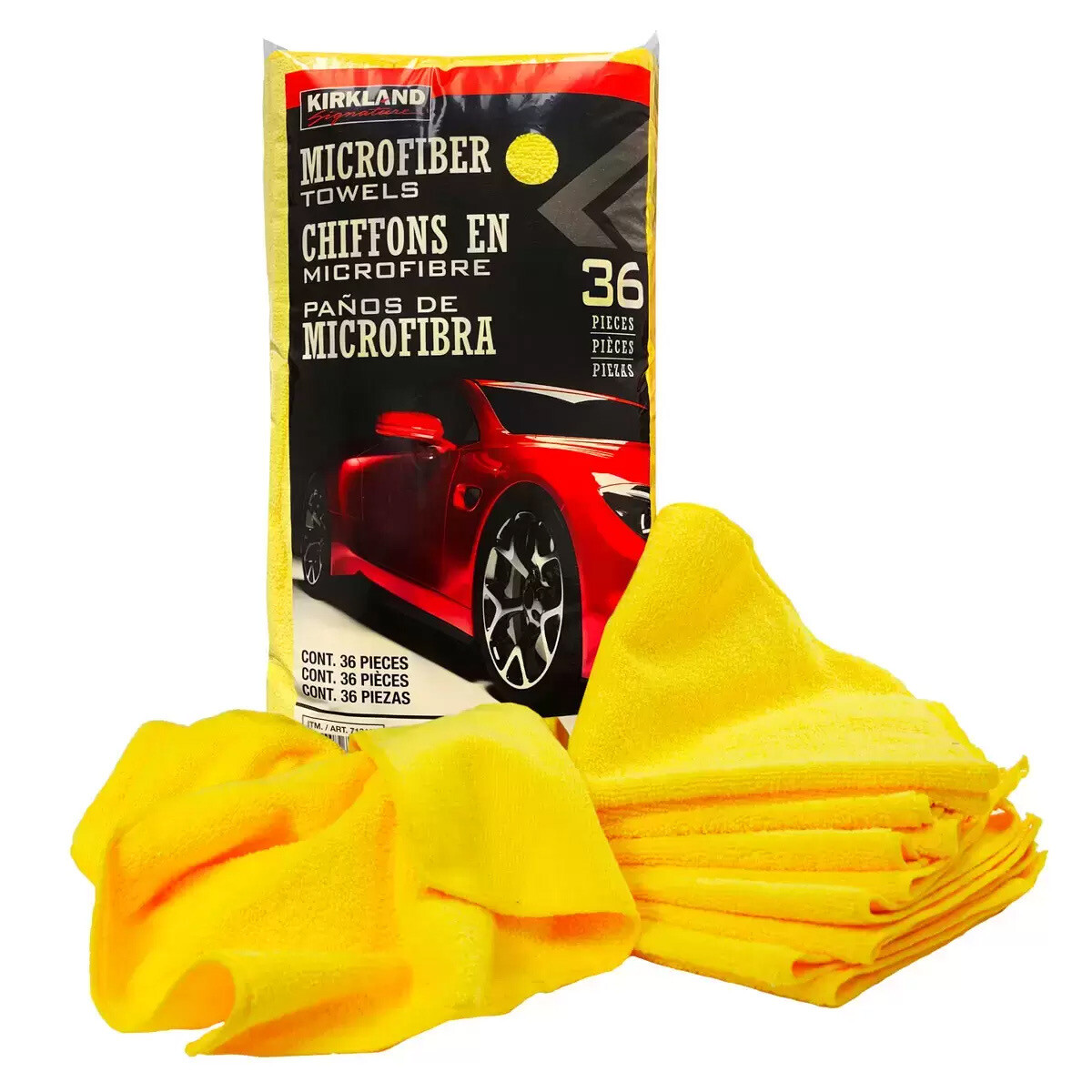 36 Kirkland Ultra Plush MicroFibre Large Cloth /Towels/Car Polish/Household